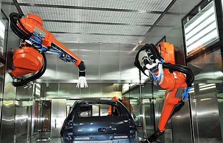 整装汽车机械手自动喷漆系统
