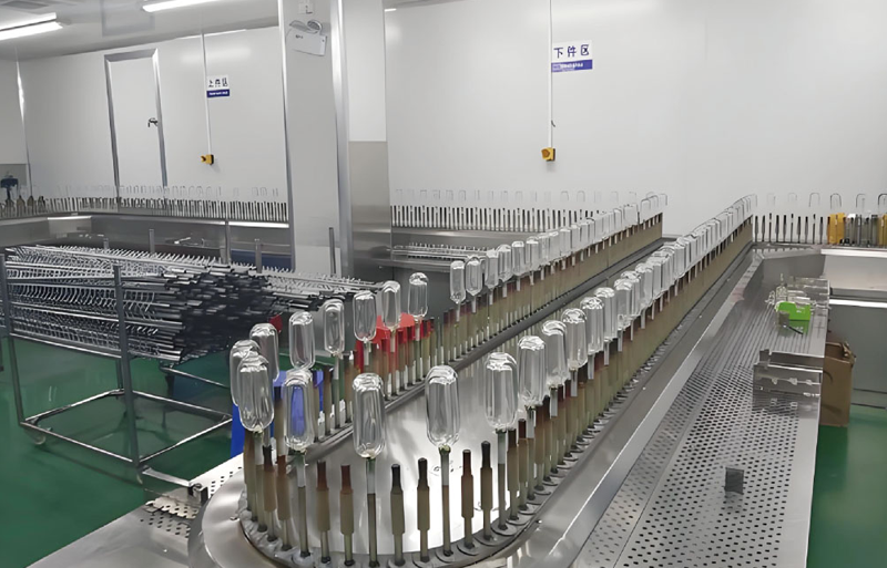 瓶类地轨式涂装输送机