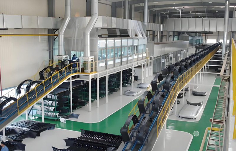 汽车保险杠悬挂式输送系统