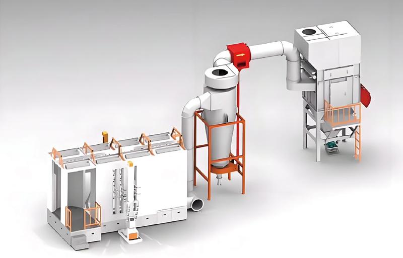 大小旋风粉末回收系统 大小旋风粉末回收系统