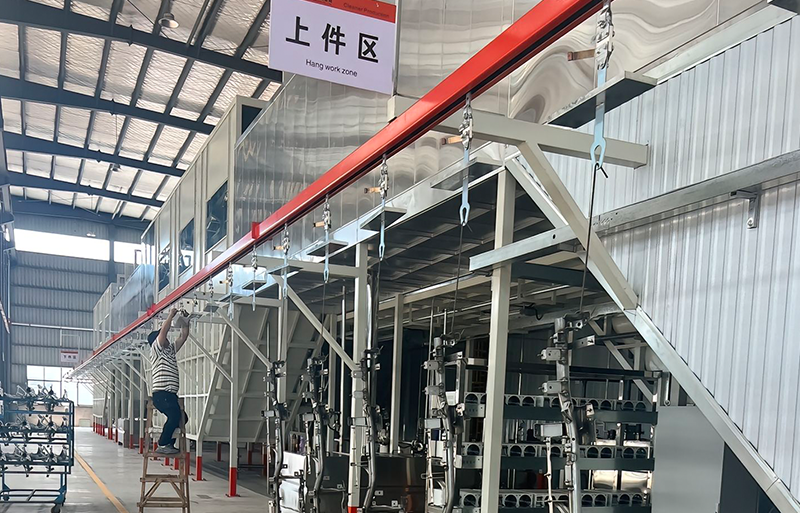 电泳喷涂流水线